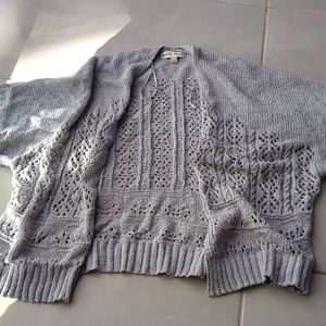 Knox Rose gray knit cardigan